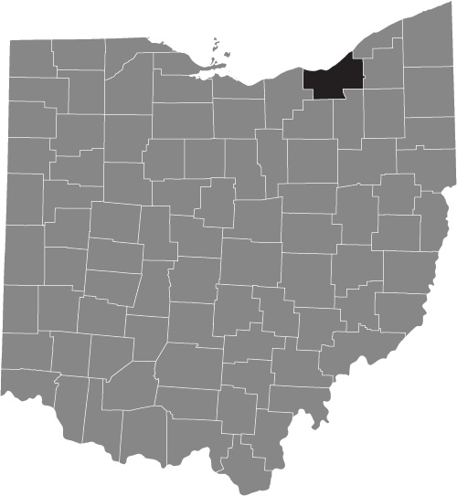 map of ohio